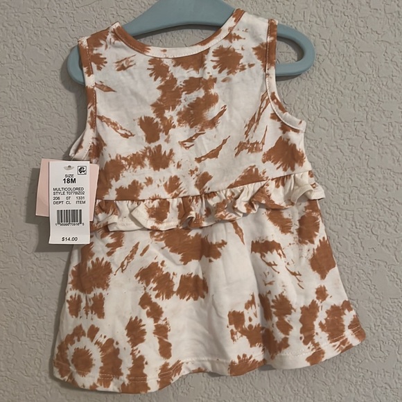 Grayson mini tie dye top/dress size 18 months nwt - Picture 4 of 4
